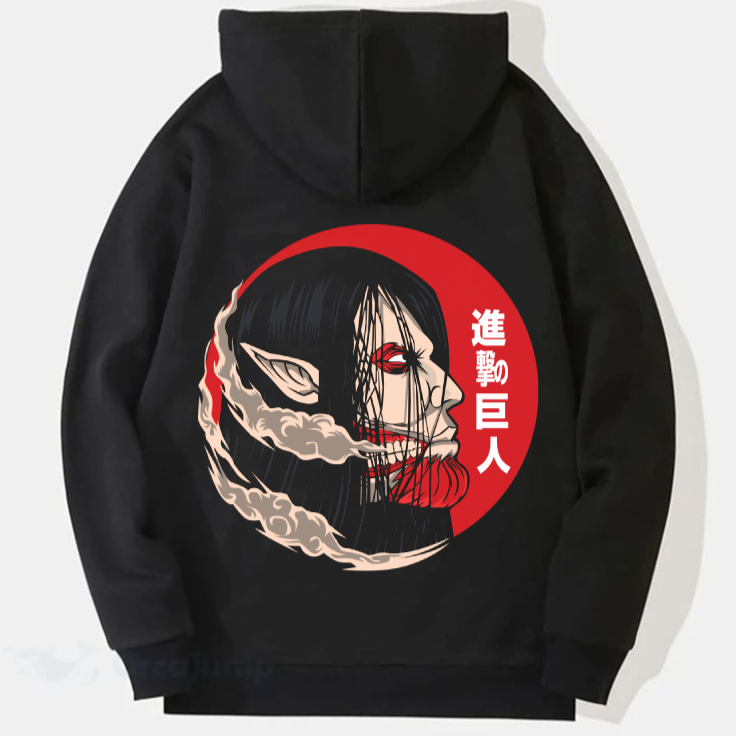 Unleash the Founding Titan – Eren Yeager Hoodie!